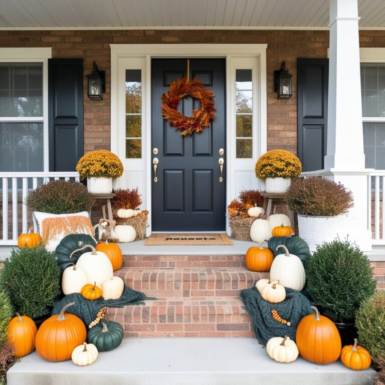 13 Cozy Fall Front Porch Decor Ideas to Embrace Autumn Vibes