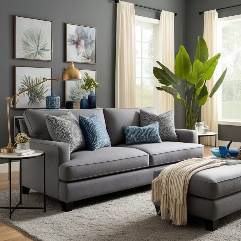 Elevate Your Space: 13 Stylish Gray Sofa Color Combos You Need to Try!