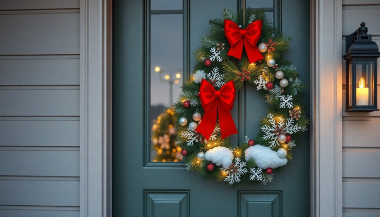 26 Christmas Door Hanger Ideas