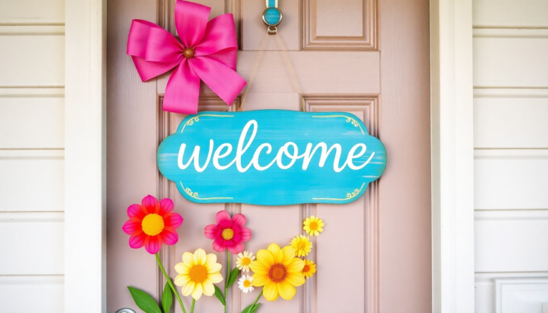 Welcome Spring with These 13 Charming Door Hangers!