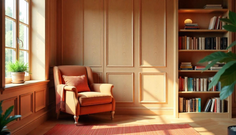 19+Carpet Colors That Give Warmth To Wood Paneling