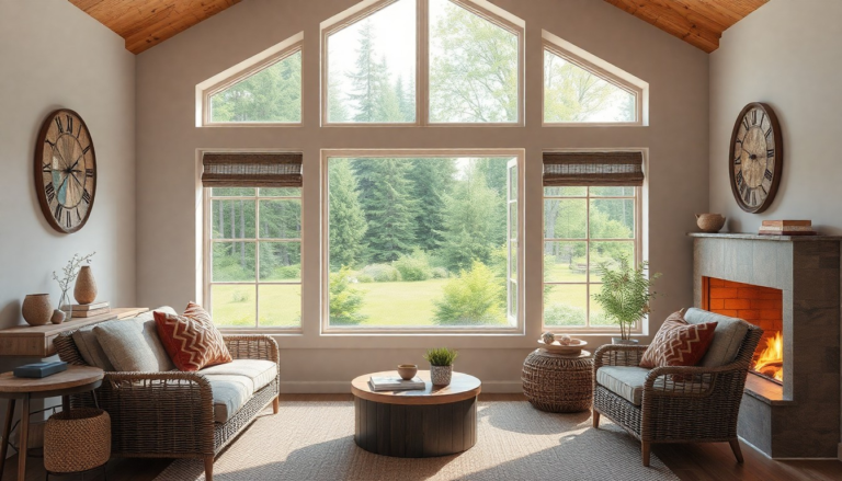 13 Window Treatment Ideas to Bring the Outside In for Your Rustic Retreat