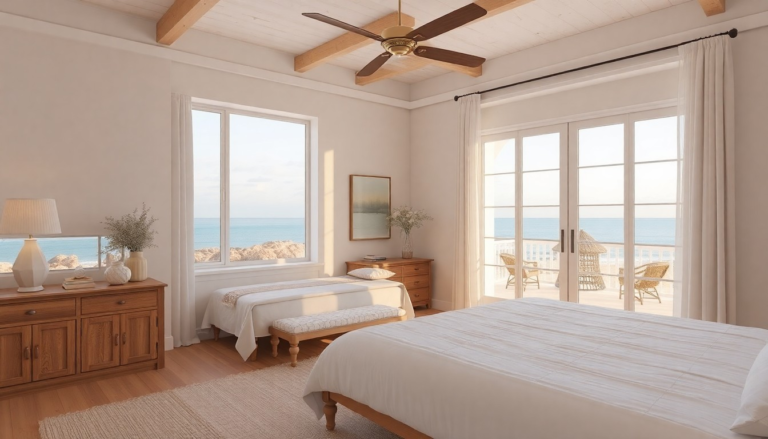 19+ Serene Coastal Bedrooms to Transport You Seaside