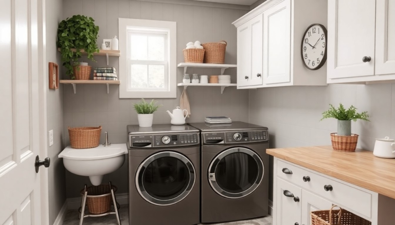 21+ Cottage-Inspired Laundry Rooms With A Vintage Vibe We Love