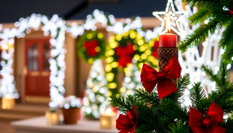 19+ Festive Ideas for Outdoor Christmas Decorations