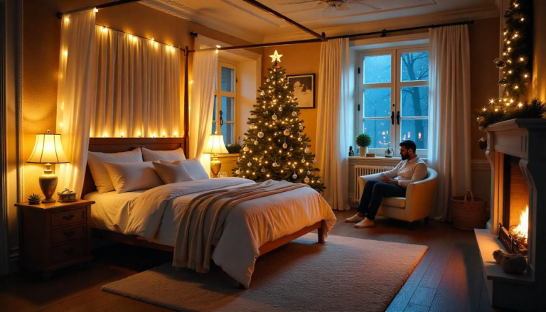 16+ Ideas for Cozy Christmas Bedroom Décor – Classy & Minimal