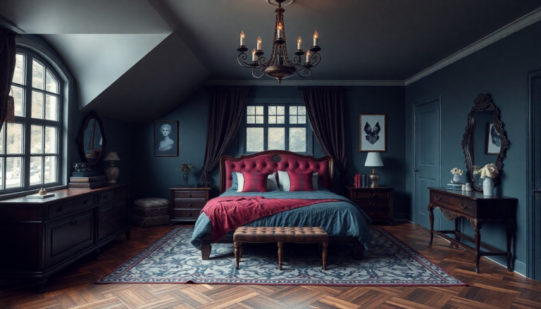 20+ Whimsy Goth Bedroom Ideas