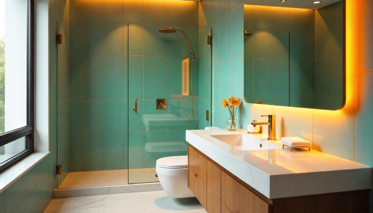 58+ Bold and Beautiful Bathroom Wallpaper Ideas