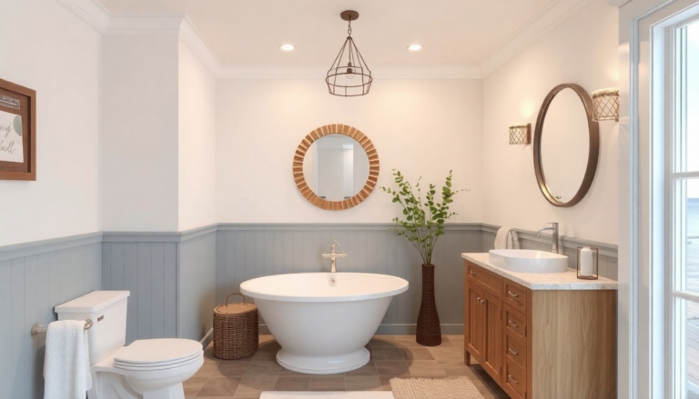 23+ Coastal Bathroom Ideas to Create Your Own Seaside Retreat