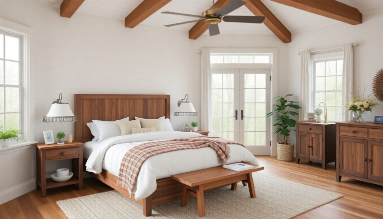 22+ Farmhouse Bedroom Ideas for a Timeless Style