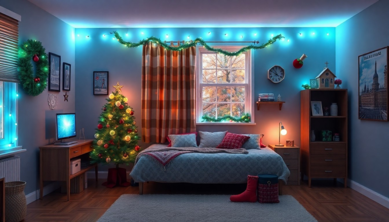 23 Dorm Room Christmas Decor Ideas: Easy and Affordable Festive Makeovers