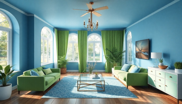 25 Blue and Green Living Room Ideas – Transform Your Space with Coastal Elegance