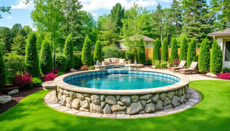 24 Above Ground Pool Landscaping Ideas