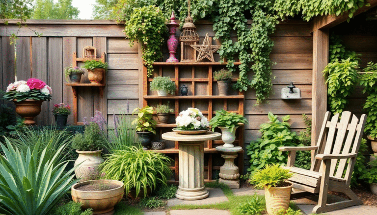 21 Vintage Garden Decor Ideas