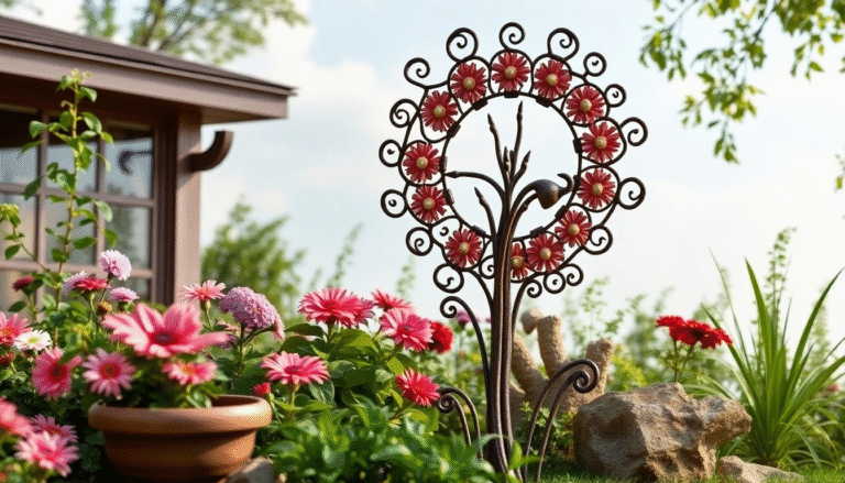 24 DIY Garden Art Ideas