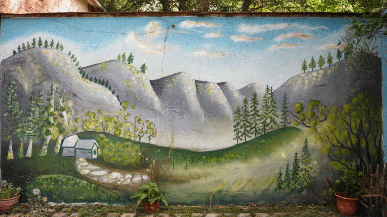 25 Garden Mural Ideas